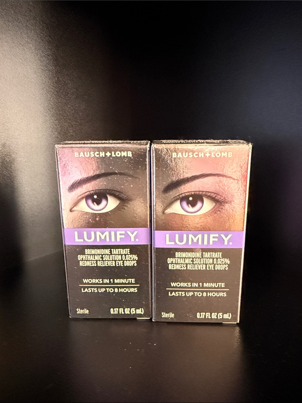 Lumify Redness Reliever Eye Drops — Brand New includes 2